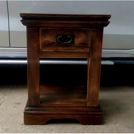 Dark Walnut Oil : Tủ 1 Ngăn Kéo Gổ Sồi 